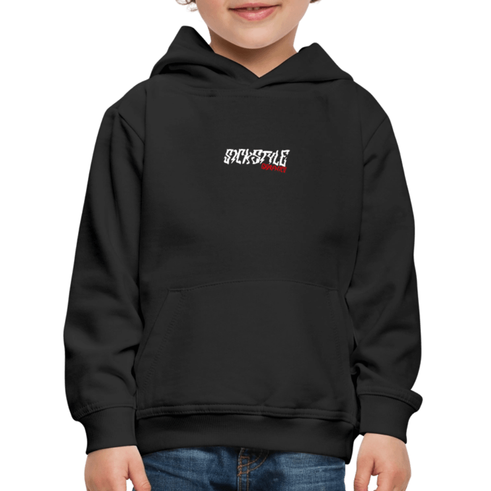 „Checkerboard CR“ - Damen Hoody - Schwarz