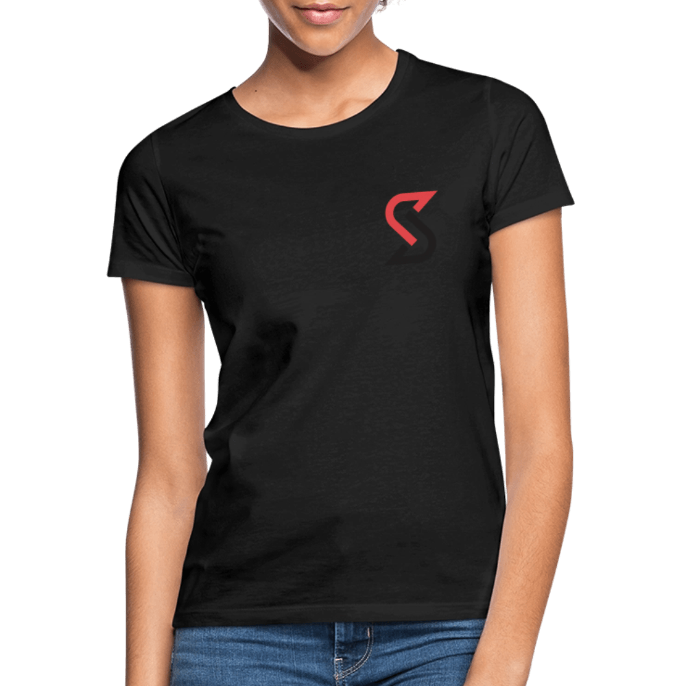 „Skate Eagle“ - Damen T-Shirt - Schwarz