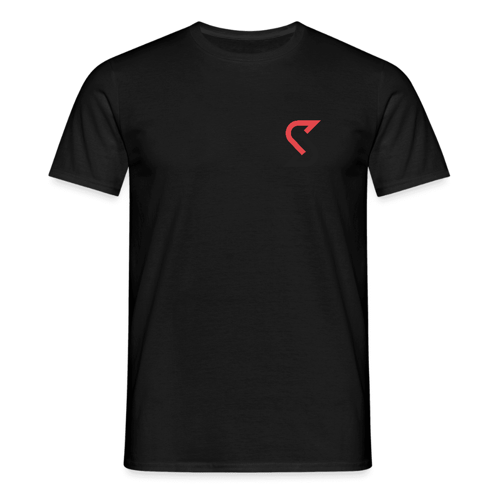 „Skate Eagle“ - Herren T-Shirt - Schwarz