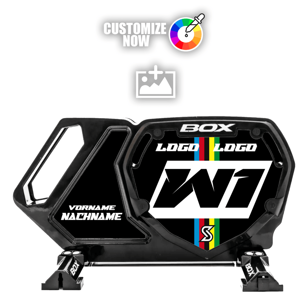 Box Stand sticker im World Championship Design