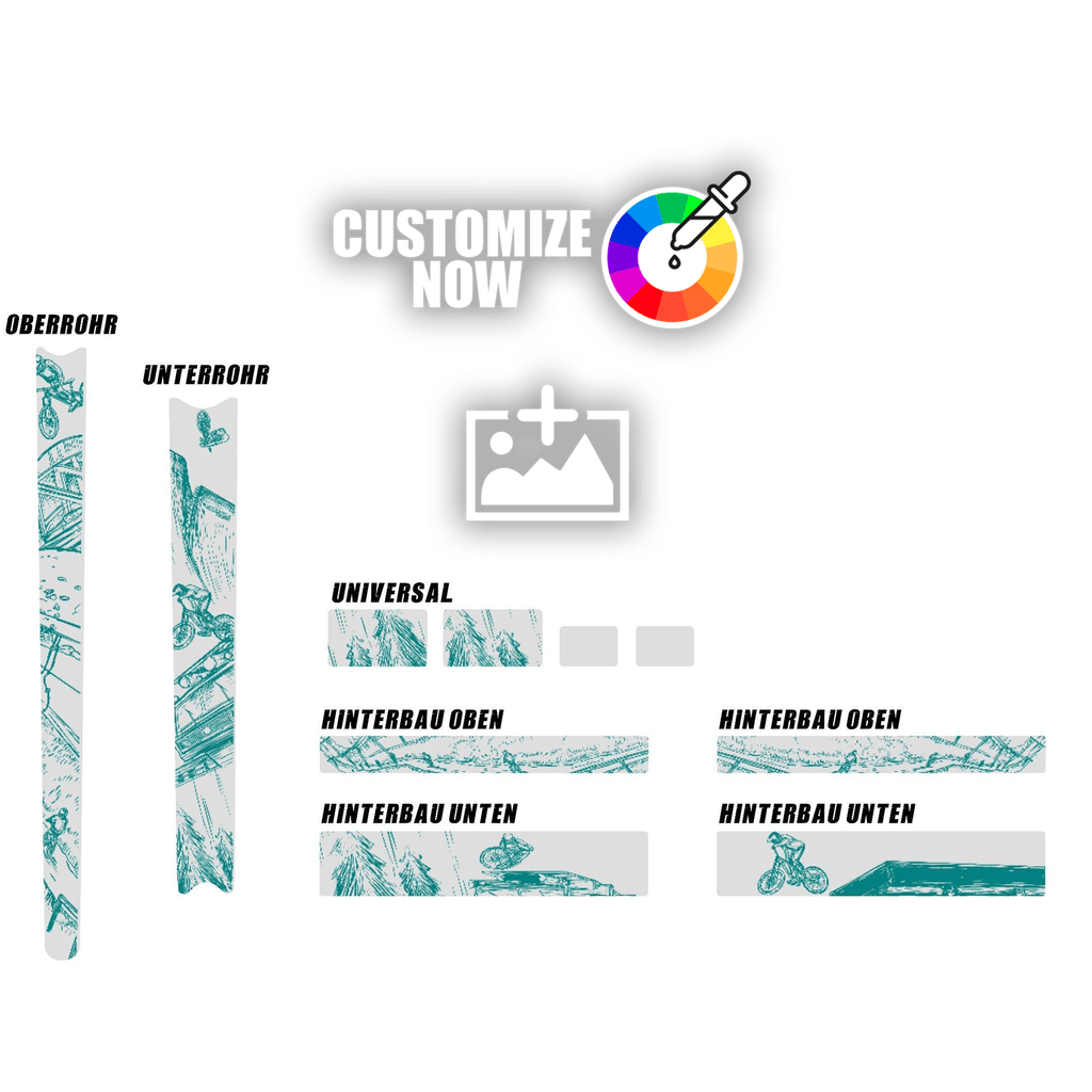 Custom Frameguard Sticker - Bikepark - Sickstyle Graphics