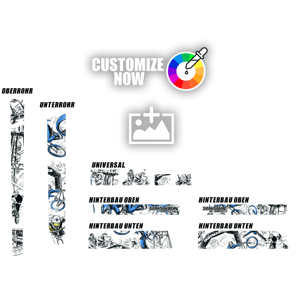 Custom Frameguard Sticker - Ridegang X Winterberg - Sickstyle Graphics