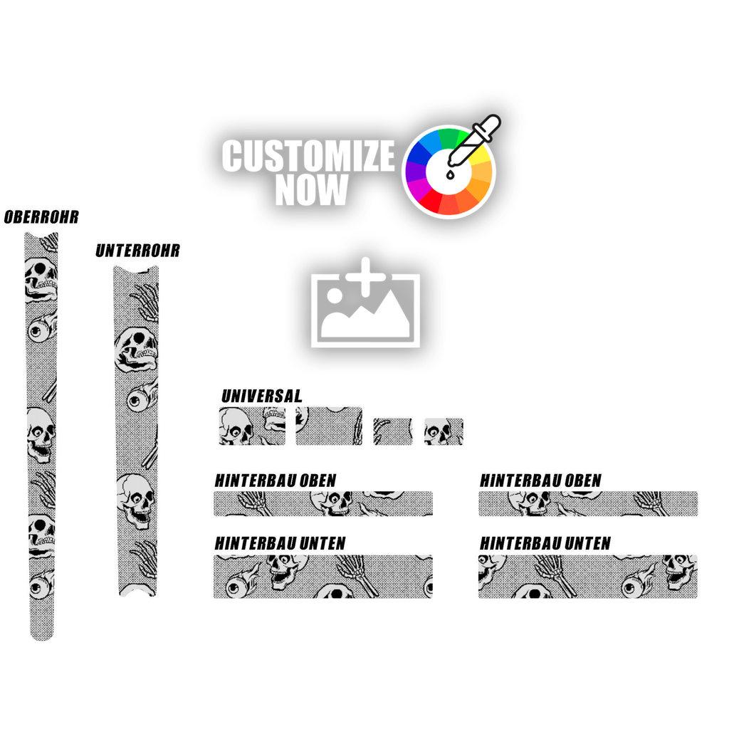 Custom Frameguard Sticker - Skelett - Sickstyle Graphics