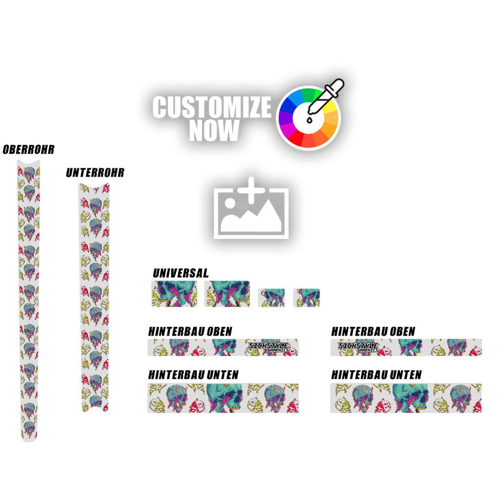 Custom Frameguard Sticker - Skulls - Sickstyle Graphics