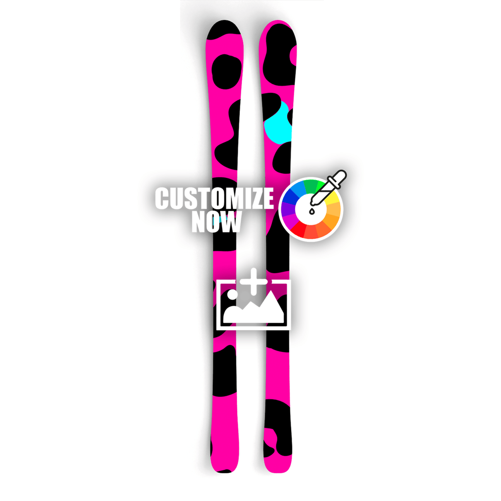 Ski Sticker im animal design