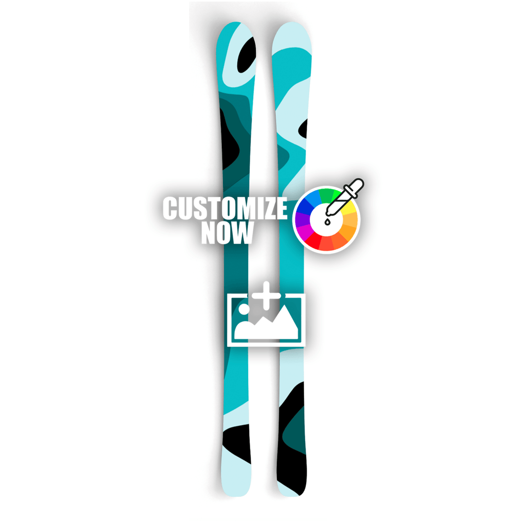 Ski Sticker im camo design