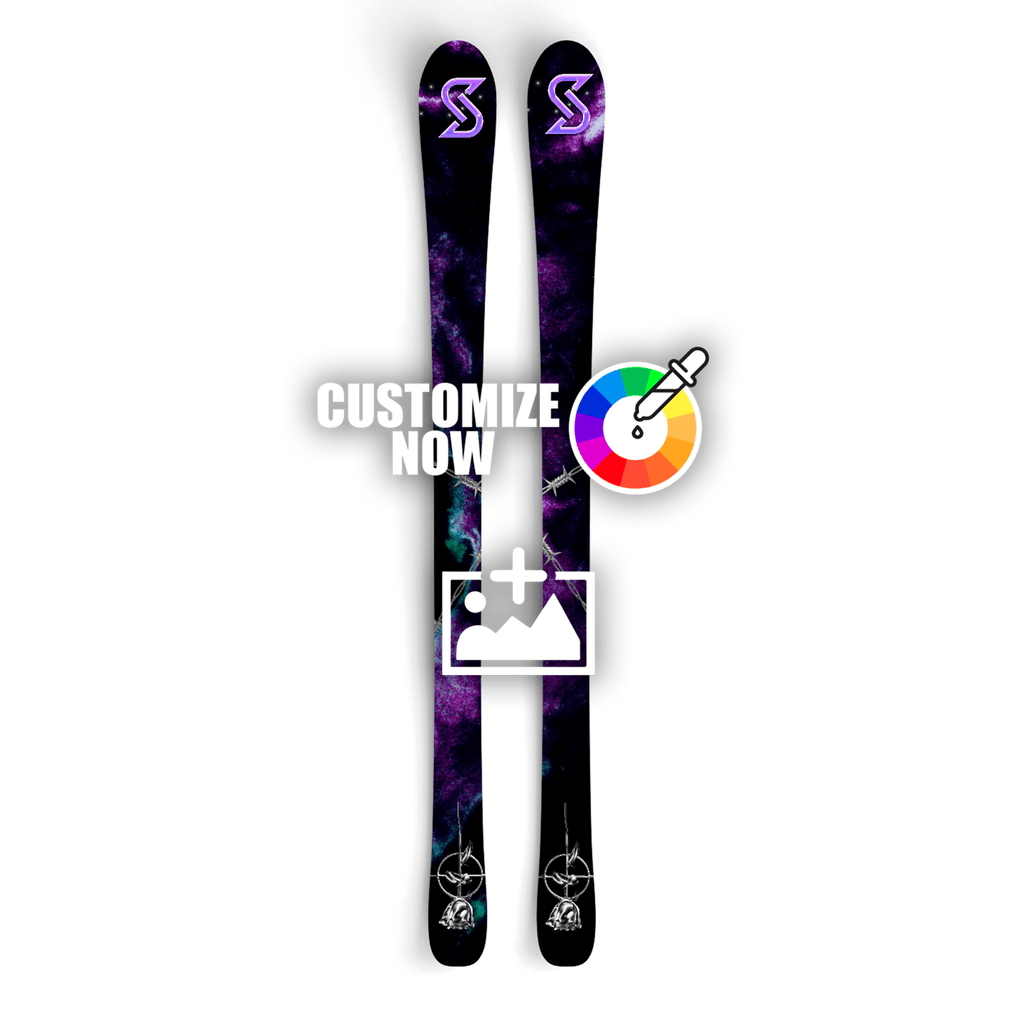 Ski Sticker im Miley design