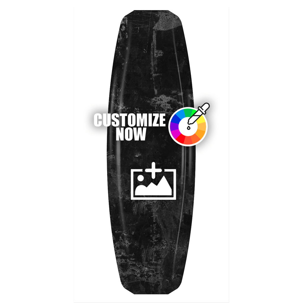 Custom Wakeboard Sticker - Charcoal - Sickstyle Graphics