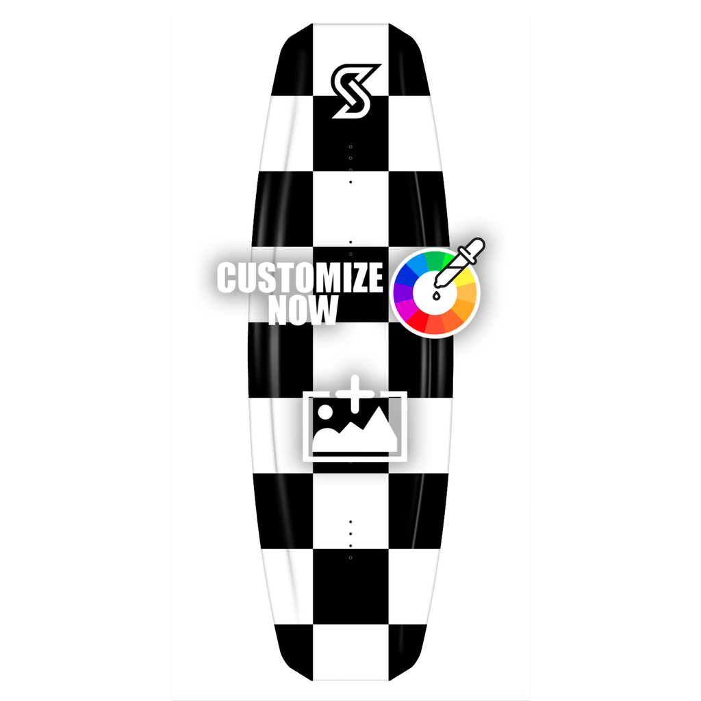 Custom Wakeboard Sticker - Checkerboard - Sickstyle Graphics