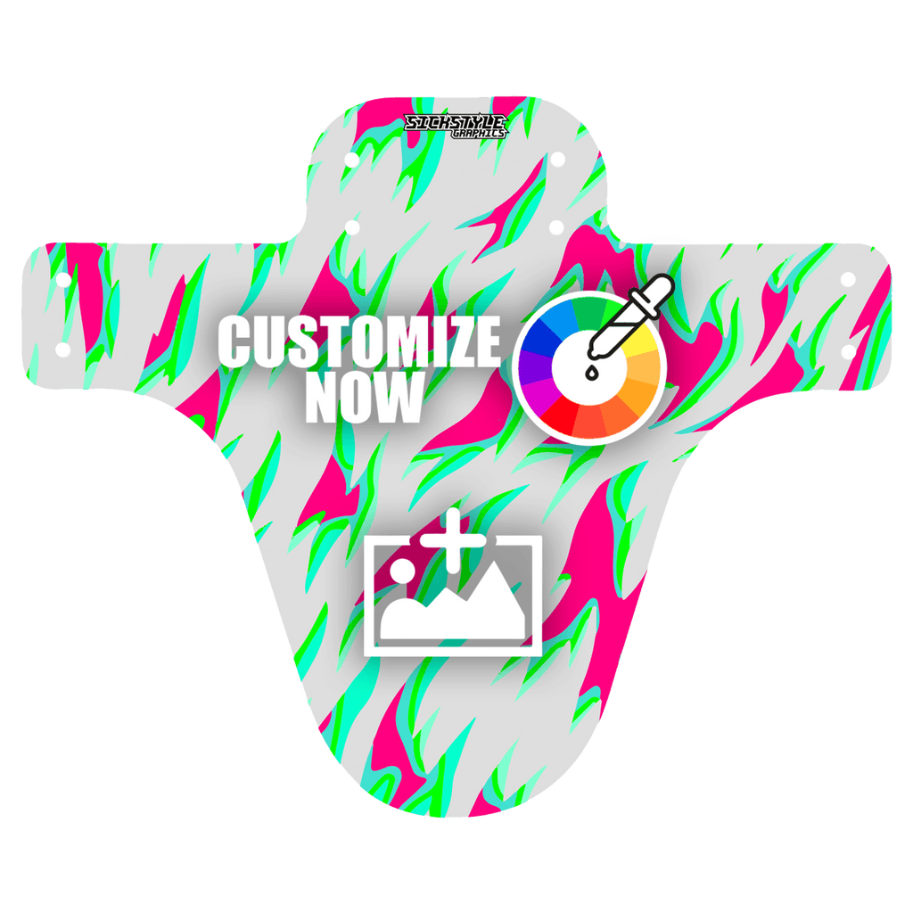 MTB Mudguard im Flake Design