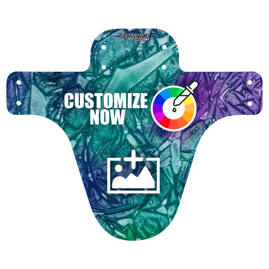 MTB Mudguard im Watercolor Design