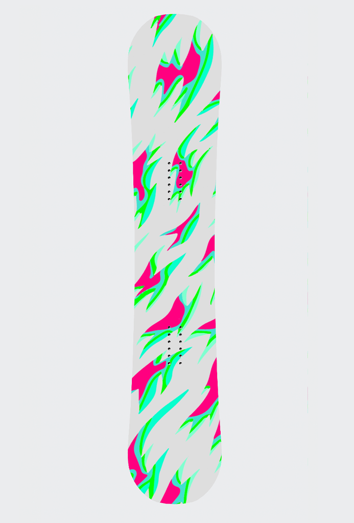 Snowboard Sticker - Flakes - Sickstyle Graphics