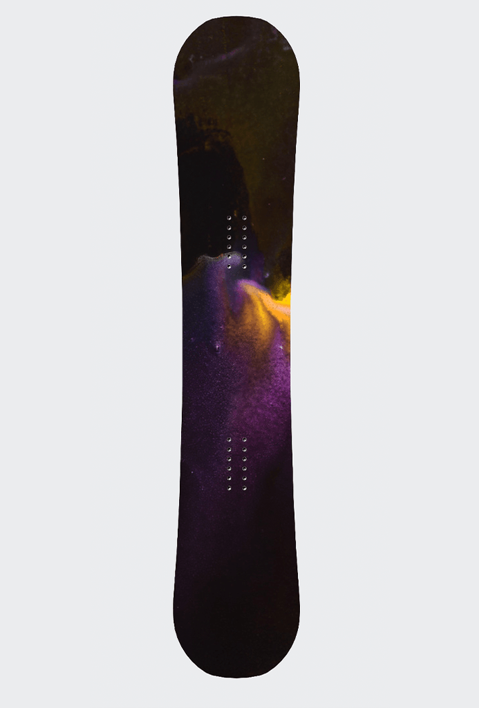 Snowboard Sticker - Yellow Galaxy - Sickstyle Graphics