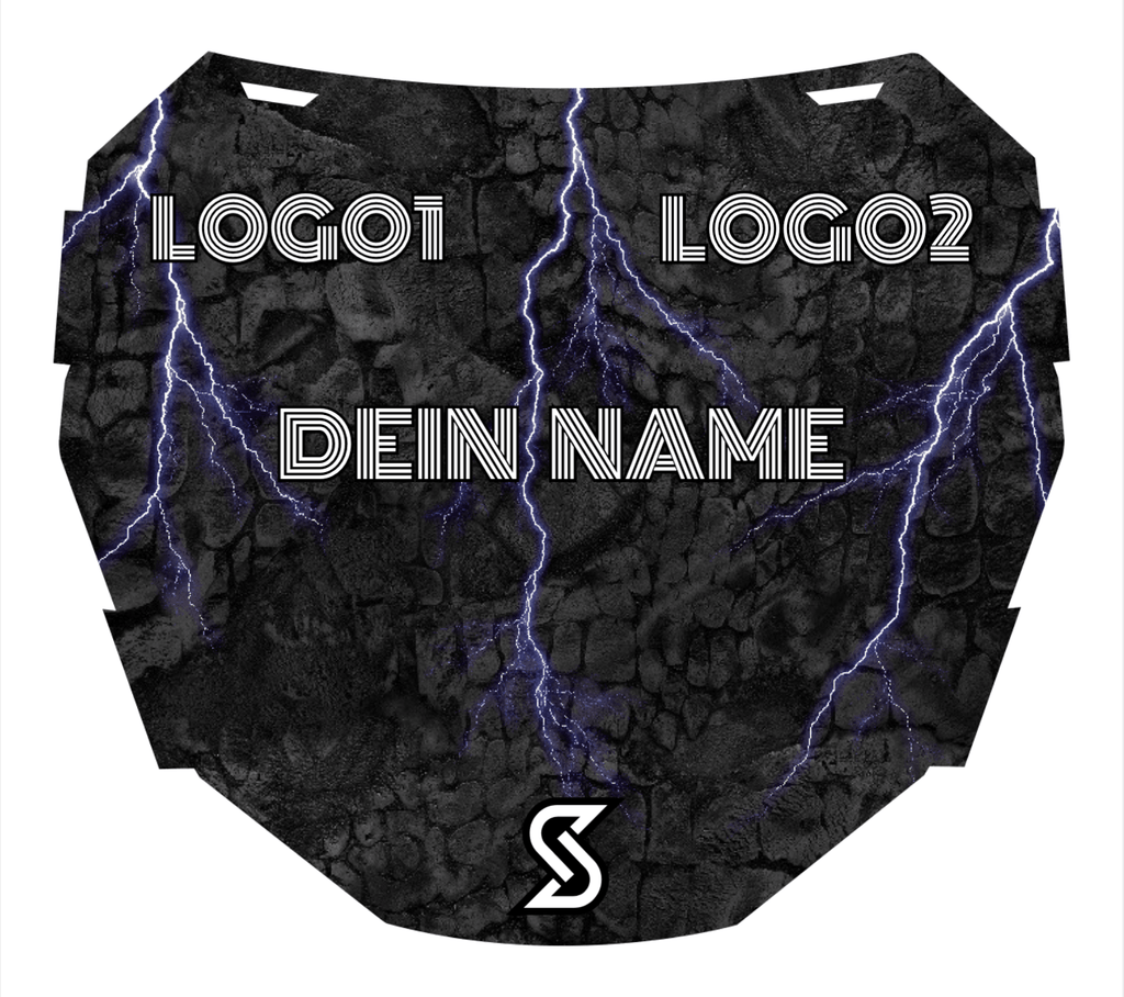 ODI Numberplate - Lightning Ash Aufkleber - Sickstyle Graphics