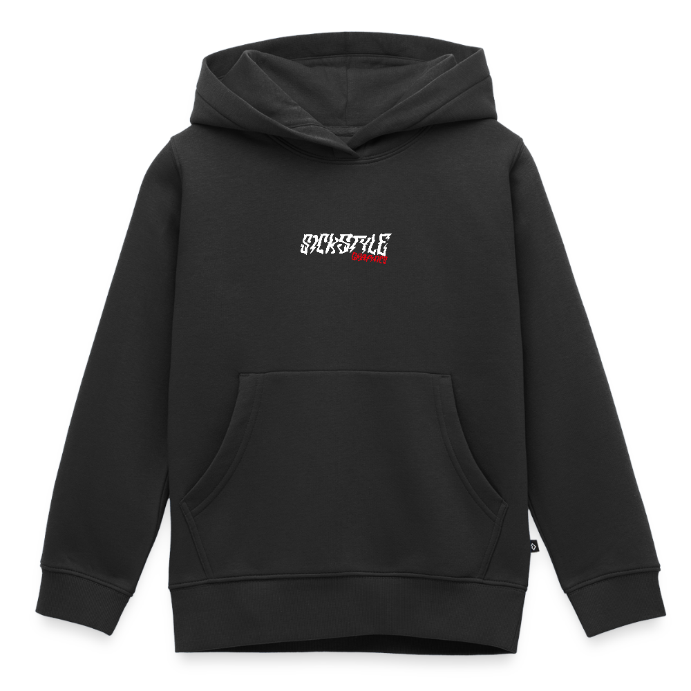 „Checkerboard CR“ - Damen Hoody - Schwarz