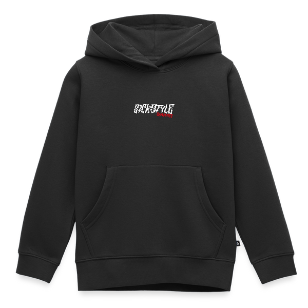 „Checkerboard CR“ - Damen Hoody - Schwarz