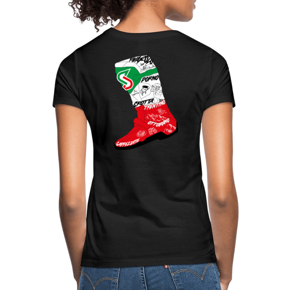 „Italy Roadtrip“ - Damen T-Shirt - Schwarz