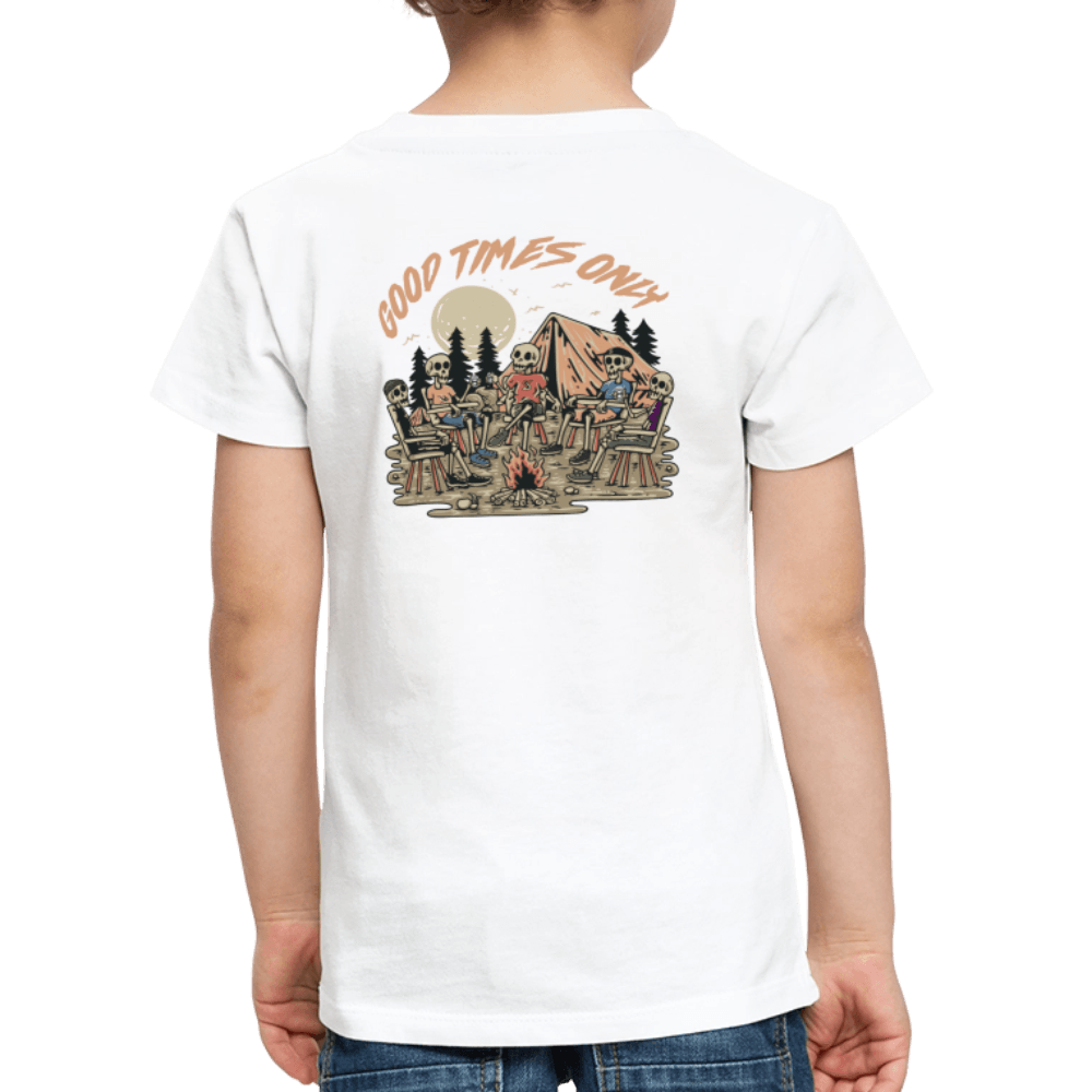 „Good times only“ - Kids T-Shirt - Weiß