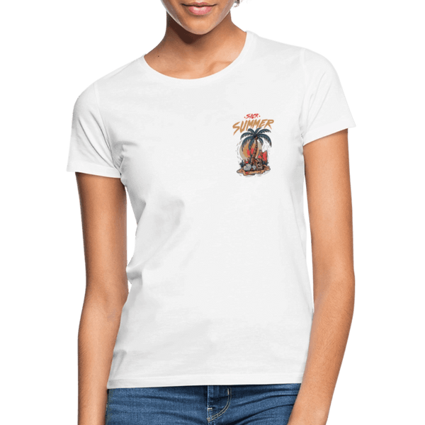 „Sick Summer“ - Damen T-Shirt - Weiß