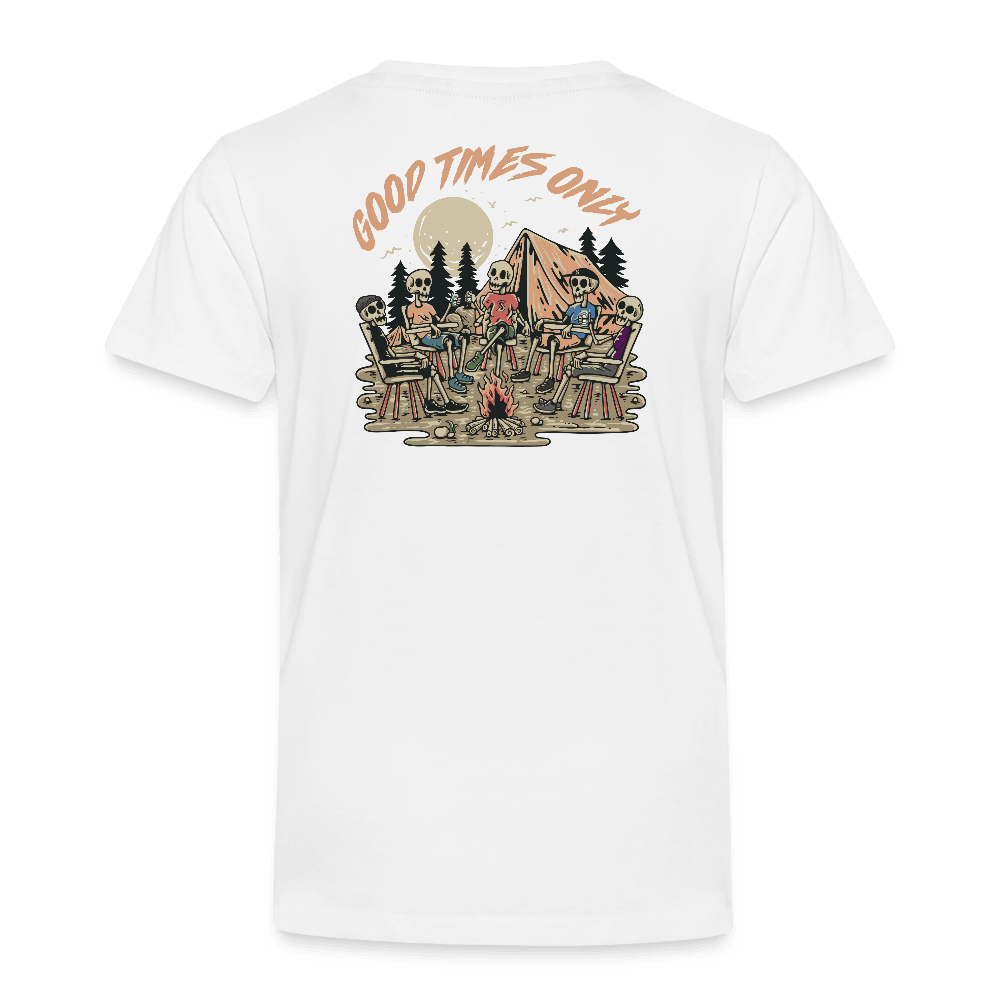 „Good times only“ - Kids T-Shirt - Weiß