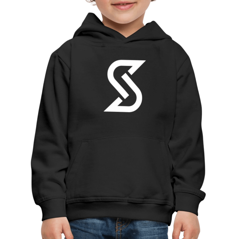 „Basic S“ - Kids Hoody - Schwarz