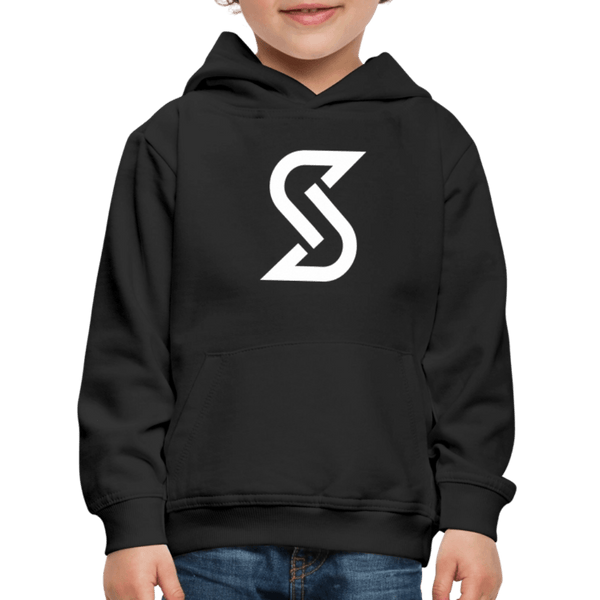 „Basic S“ - Kids Hoody - Schwarz