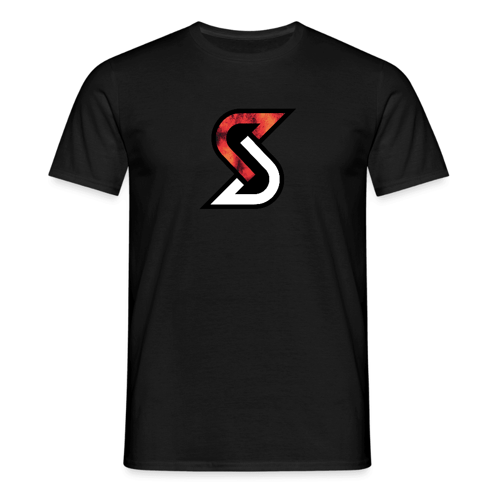 „Fire S“ - Herren T-Shirt - Schwarz