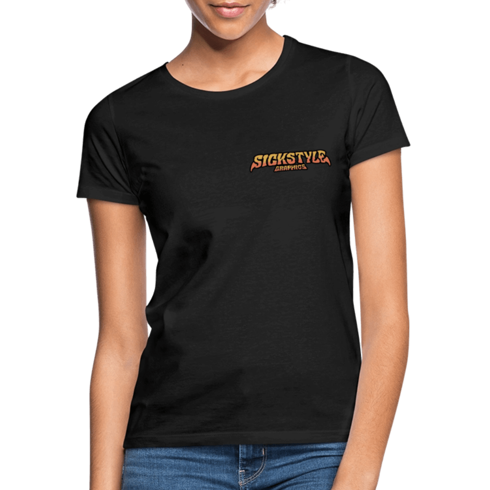 „T-Rex MX“ - Damen T-Shirt - Schwarz