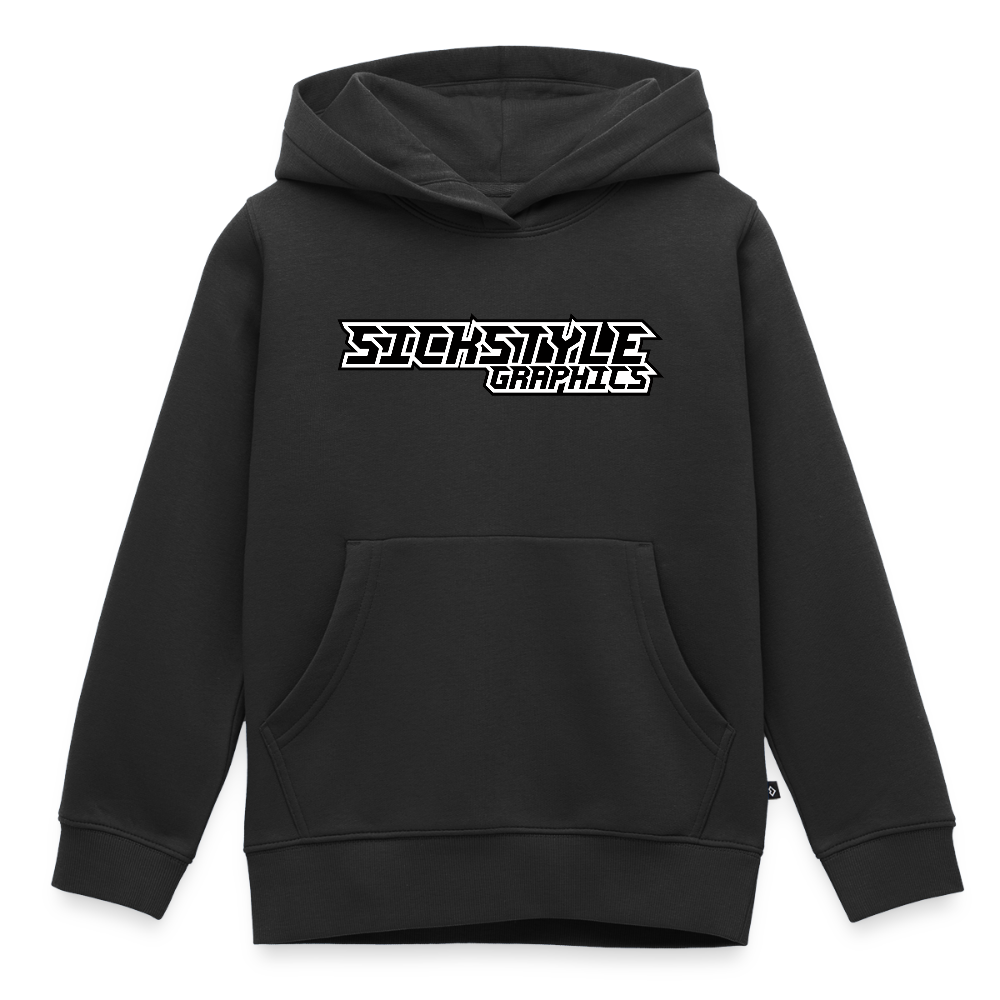 „Basic“ - Kids Hoody - Schwarz