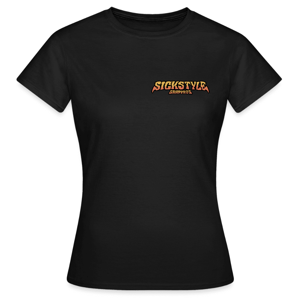 „T-Rex MX“ - Damen T-Shirt - Schwarz