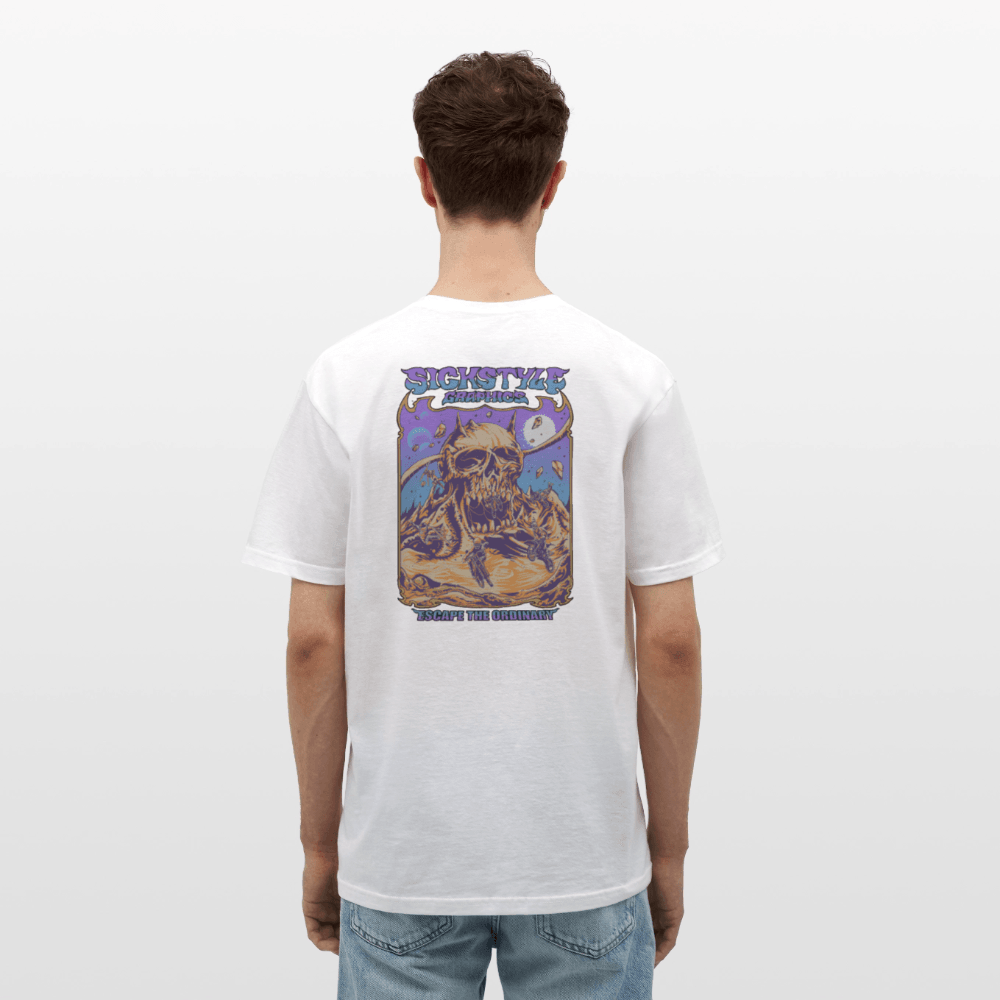 „Escape the ordinary“ - Herren T-Shirt - Weiß