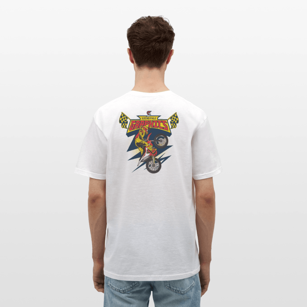 „Send it“ - Herren T-Shirt - Weiß