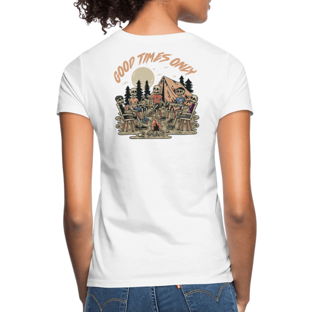 „Good times only“ - Damen T-Shirt - Weiß