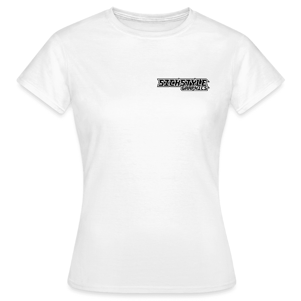 „Sick world“ - Damen T-Shirt - Weiß