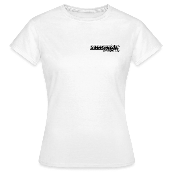 „Sick world“ - Damen T-Shirt - Weiß