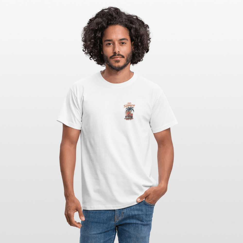 „Sick Summer“ - Herren T-Shirt - Weiß