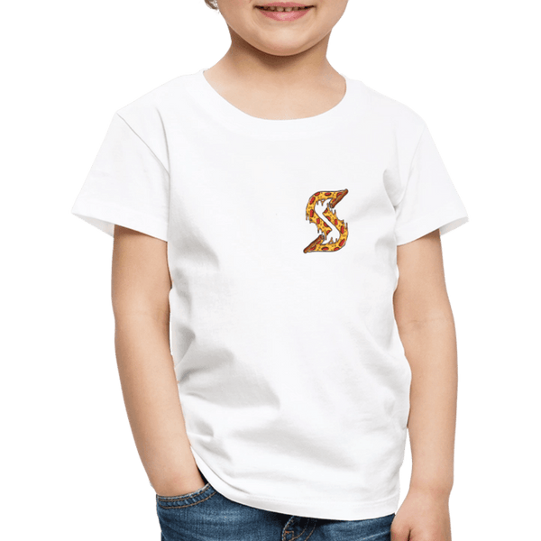 „Pizza Slice“ - Kids T-Shirt - Weiß