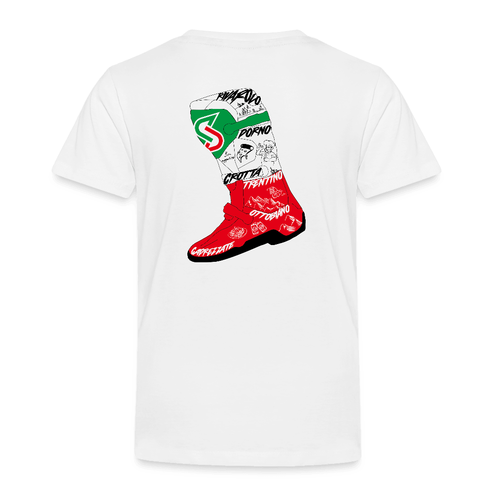 „Italy Roadtrip“ - Kids T-Shirt - Weiß