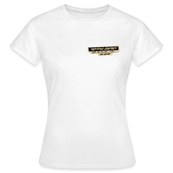 „T-Rex“ - Damen T-Shirt - Weiß