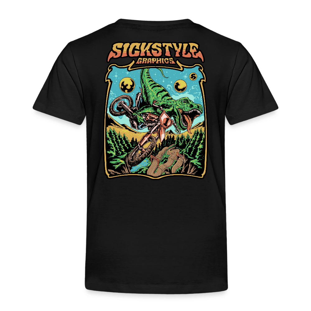 „T-Rex MX“ - Kids T-Shirt - Schwarz