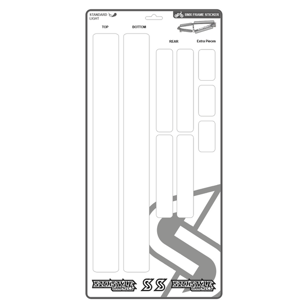BMX Rahmenschutzfolie Standard Light