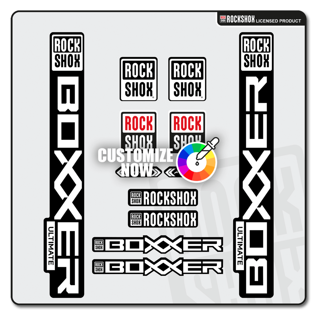 Custom RockShox BoXXer Sticker