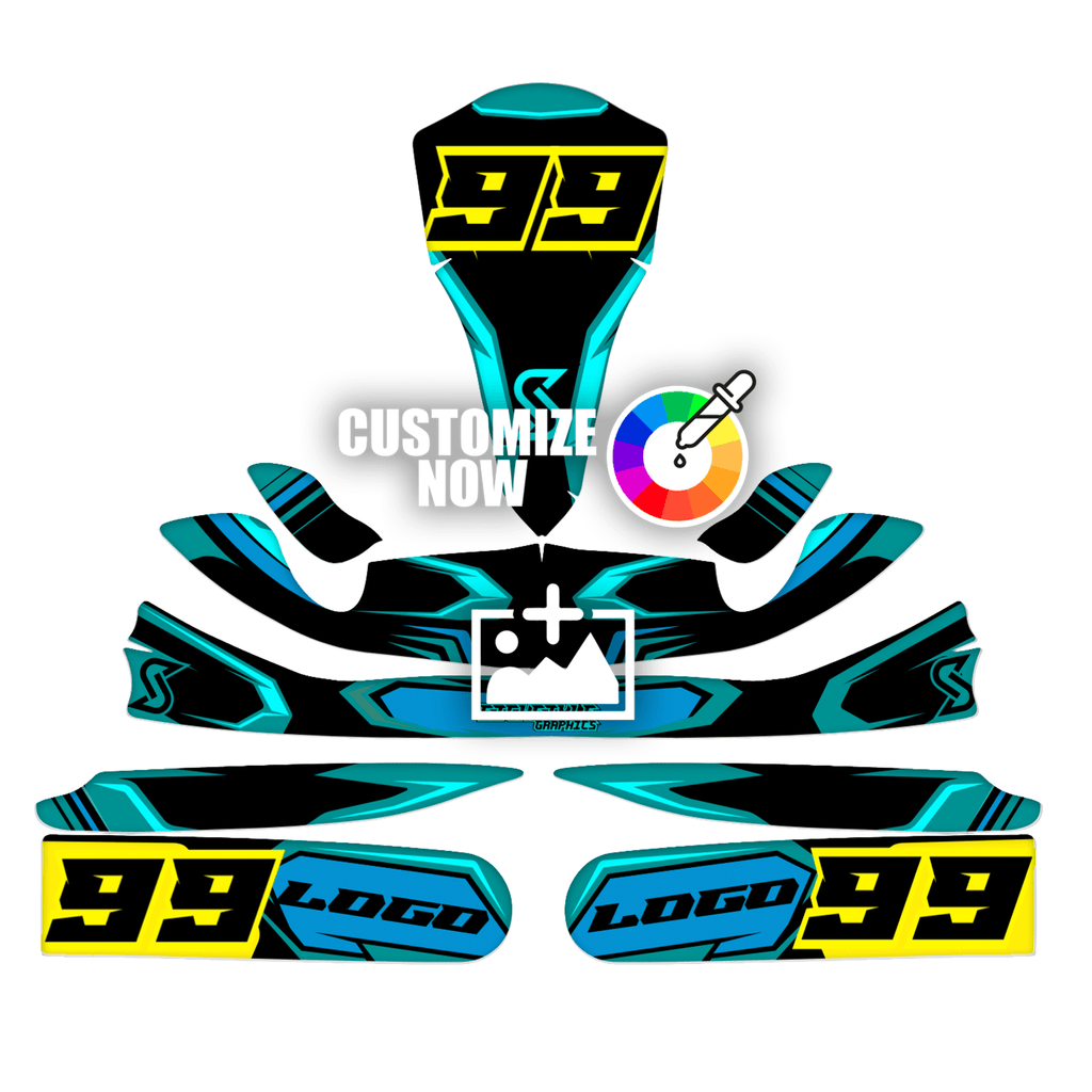 Custom Kart Sticker - Lazza