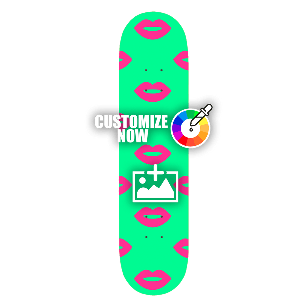 Custom Skateboard Sticker - Kiss - Sickstyle Graphics