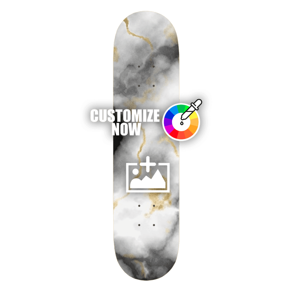Custom Skateboard Sticker - Marble - Sickstyle Graphics