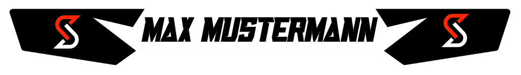 Custom Helm Visier Sticker - Swipe