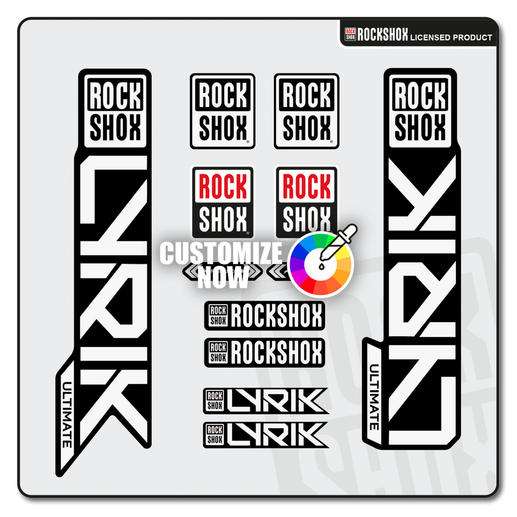 Custom RockShox LYRIK Sticker