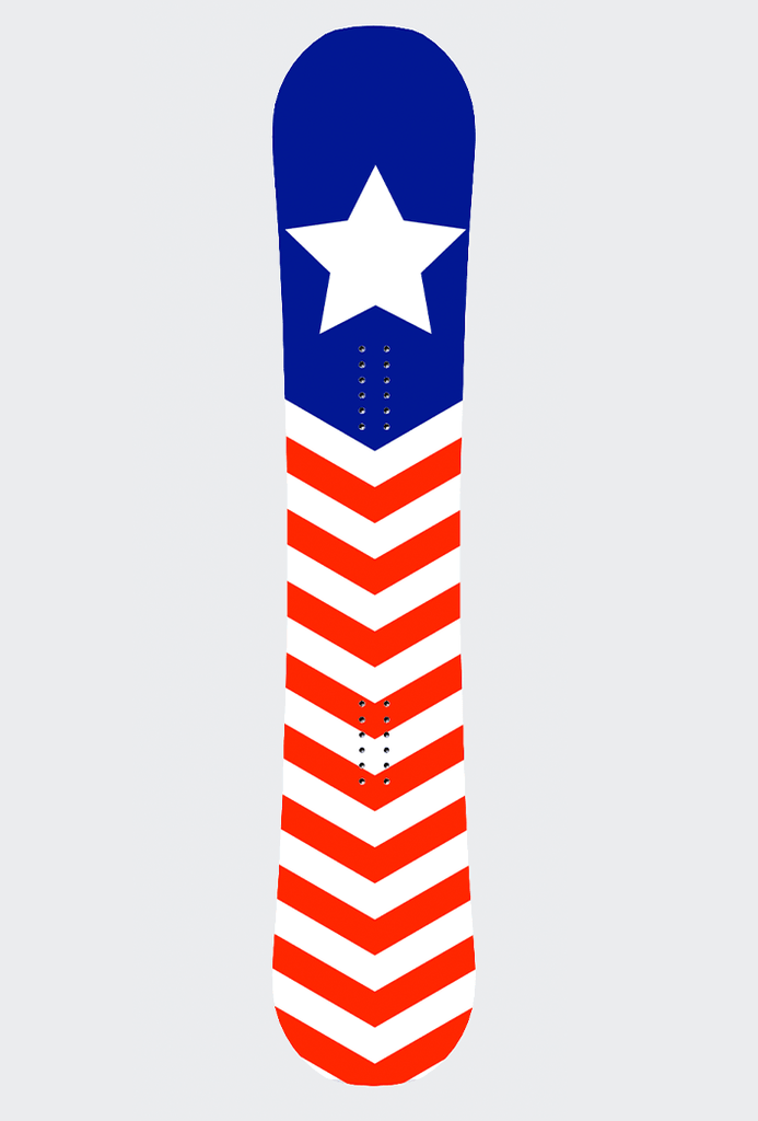 Snowboard Sticker - USA - Sickstyle Graphics