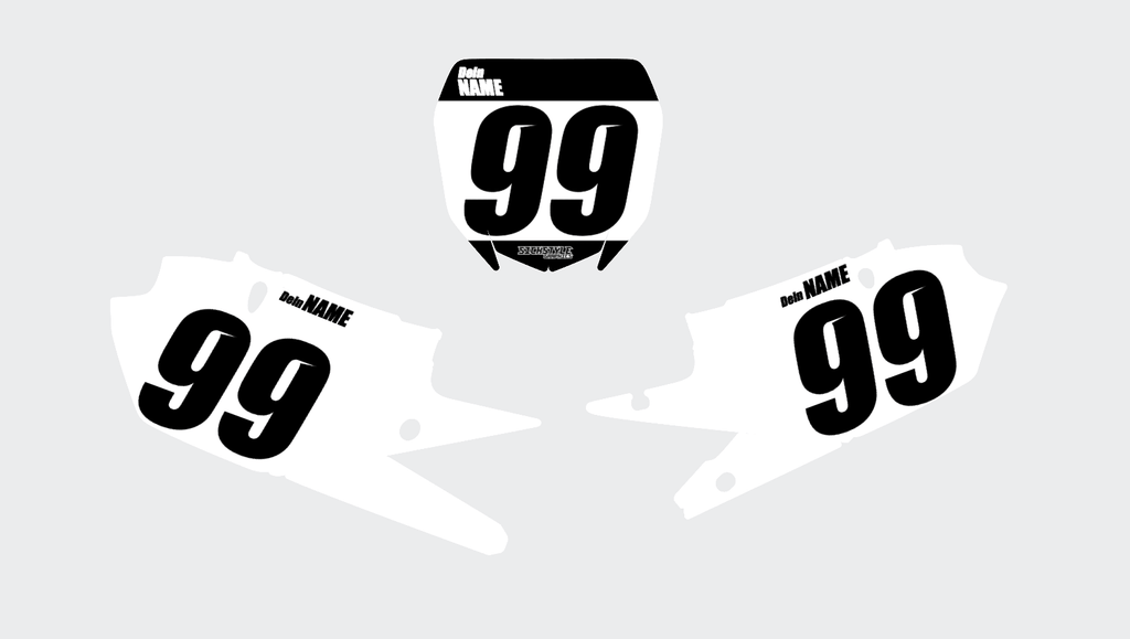YZF 2022 Numberplates - Basic - Sickstyle Graphics
