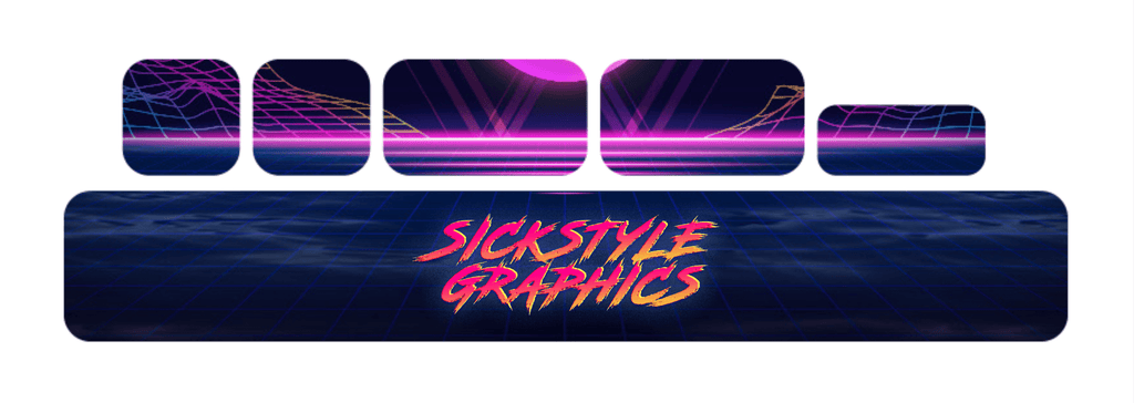 Frameguard Aufkleber Schwinge - 80´s - Sickstyle Graphics